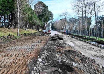 Obras aparcamiento Mataleñas