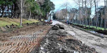 Obras aparcamiento Mataleñas