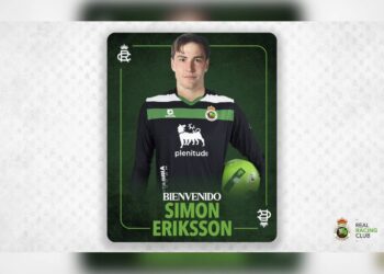 guardameta Simon Eriksson Racing de Santander