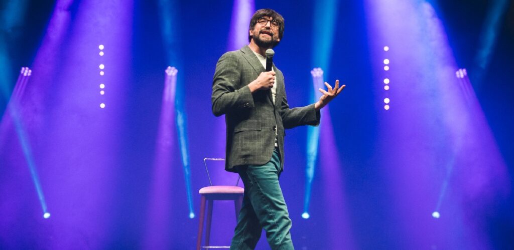 Luis Pihedraita en el Palacio de Festivales