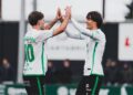 Rayo Cantabria durante un partido de Segunda Federación