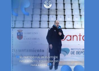 Herrero Lon entrenador del Blendio Sinfín Santander