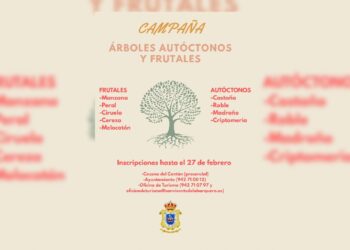 Campaña Reparto de árboles en San Vicente de la Barquera