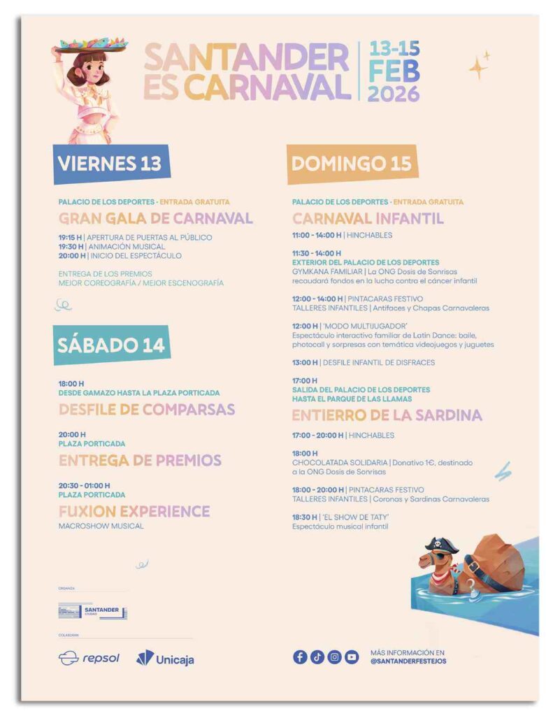 Carnaval Santander 2026