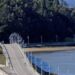 Obras de emergencia en el puente ría de Cubas entre Somo y Pedreña