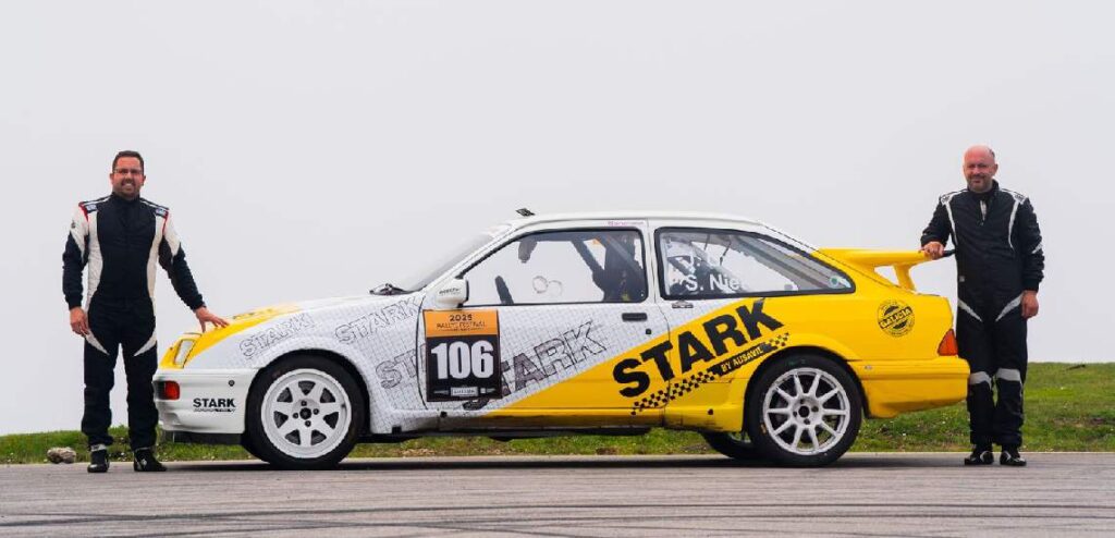 Javier Ramos Grille con su Ford Sierra RS Cosworth