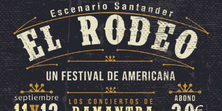 Cartel de El Rodeo en Santander