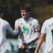 Jugadores del Rayo Cantabria en el ultimo partido de liga