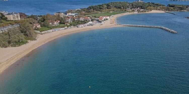 Limpieza de las playas de Santander