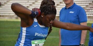 Andrea Njimi del Atletismo Piélagos