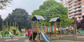 Parque infantil de la Alameda Miramar en Laredo