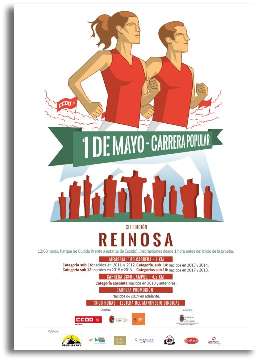Carrera popular del Primero de Mayo en Reinosa
