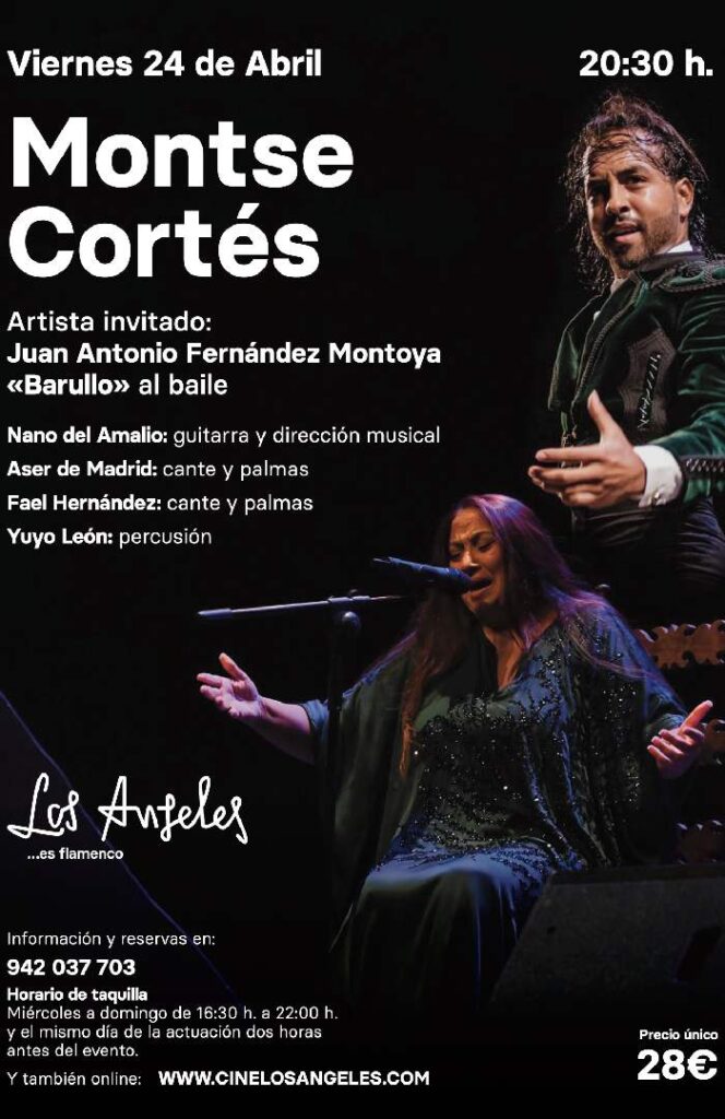 Cartel Actuación Montse Cortés