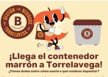 Contenedor marrón en Torrelavega