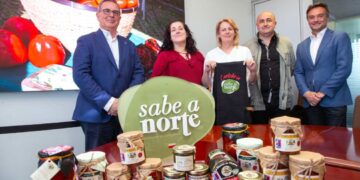 Presentación nuevo producto con el sello sabe a norte