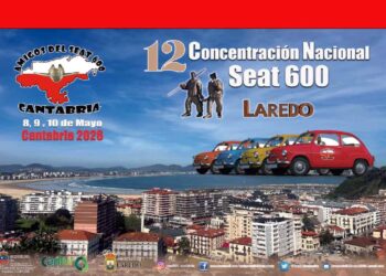 Cartel de la concentración de Seat 600 en Laredo 2026