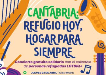 cartel concierto solidario refugiadas LGTBIQ+.