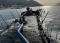Labores de dragado en el puerto de Santoña