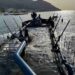 Labores de dragado en el puerto de Santoña