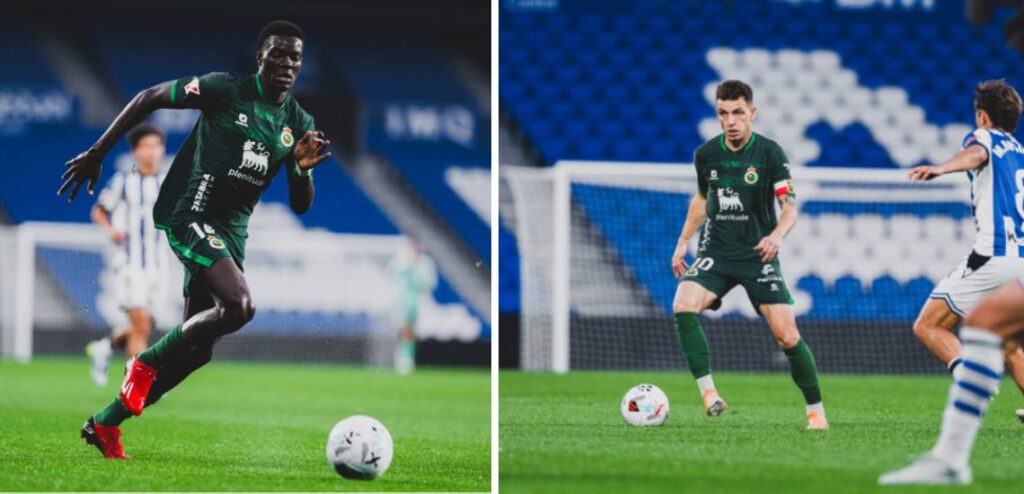 Maguette y Vicente Racing de Santander