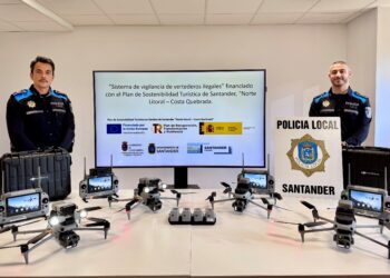 Policía Local de Santander incorpora cuatro drones