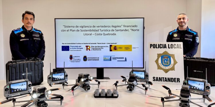 Policía Local de Santander incorpora cuatro drones