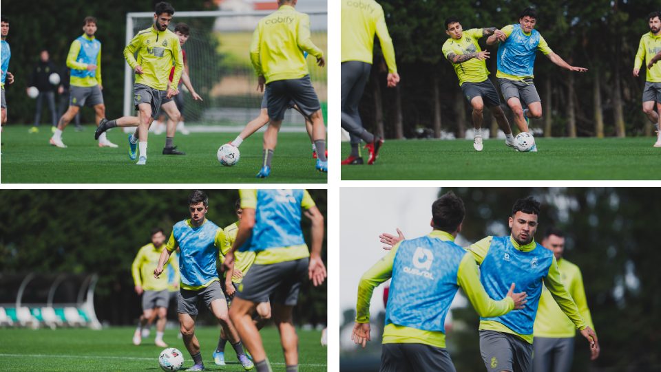 Ultimo entrenamiento del Racing previo partido valladolid