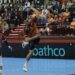 Jugador Bathco BM Torrelavega durante un partido