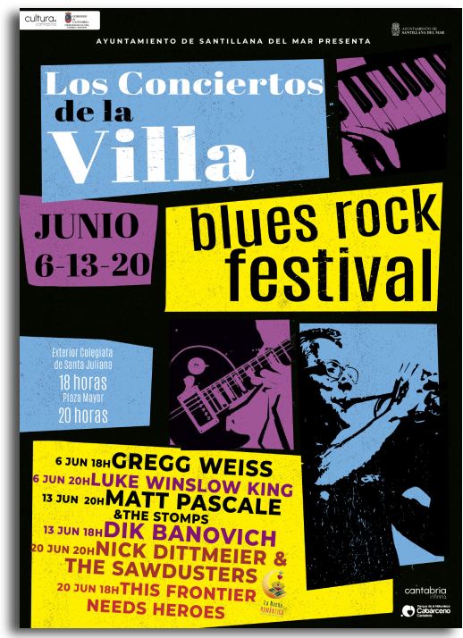 Cartel conciertos de la Villa 2026
