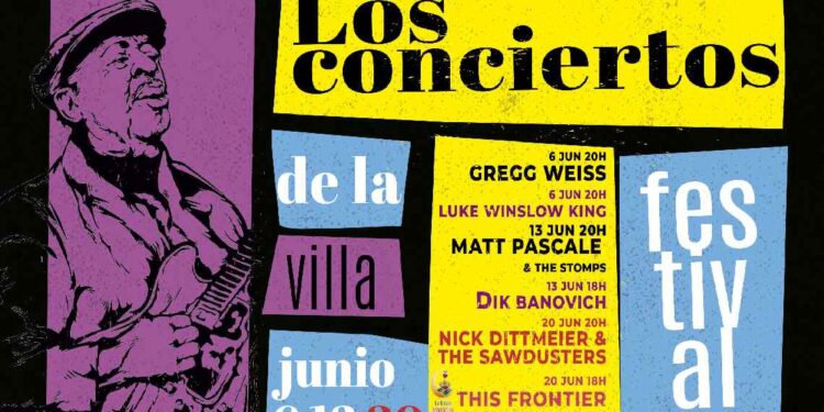 Cartel Los Conciertos de la Villa