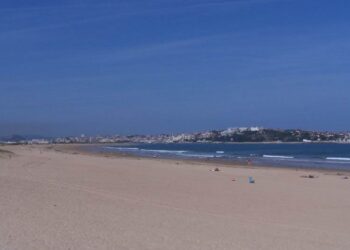 Rescate en la playa de somo