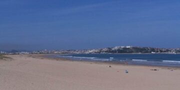 Rescate en la playa de somo