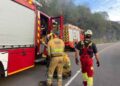 Simulacro de incendios forestales