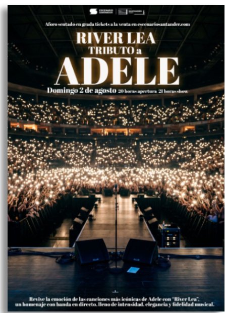 Cartel River Lea, Tributo a Adele