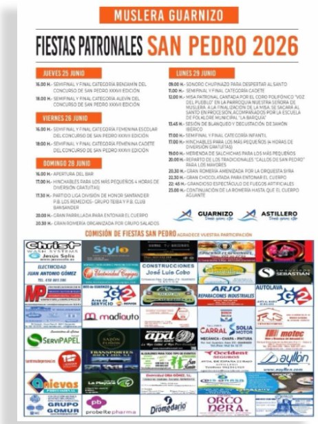 cartel fiestas san pedro
