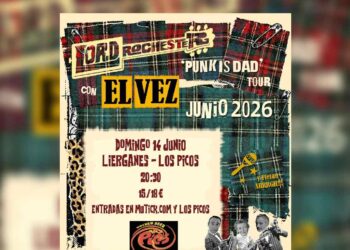 Cartel del concierto de El Vez y Lord Rochester en Liérganes