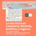 Cartel del curso La escritura en Cantabria