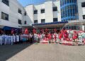 Hospital de Laredo acoge una movilización