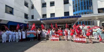 Hospital de Laredo acoge una movilización