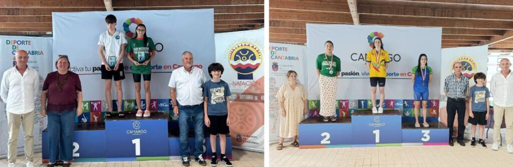 Mejores Alevines por Punto en el campeonato celebrado en camargo