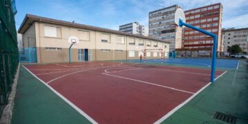 Pista deportiva del CEIP Pedro Velarde de Muriedas