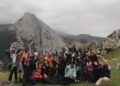 Participantes de Almenara en una ruta de montaña