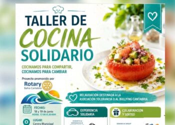 Taller de cocina solidario contra el bullying en Torrelavega