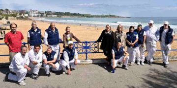 Restauración de las barandillas playa del sardinero