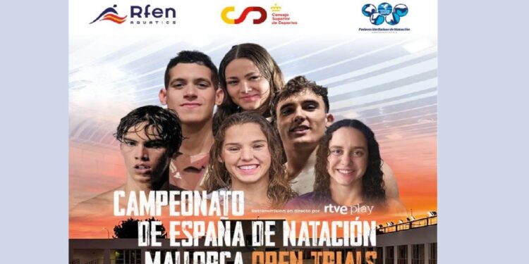 Cartel del Open Trials de Palma de natación