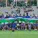 Atletas del Atletismo Piélagos celebran el triunfo en la Final B
