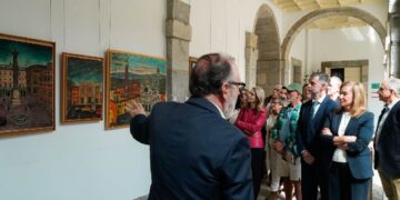 Exposición sobre Delapuente en el Parlamento de Cantabria