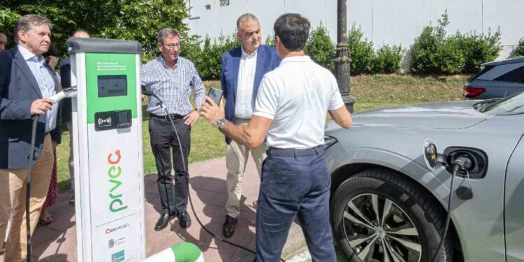 puntos de recarga para vehículos eléctricos