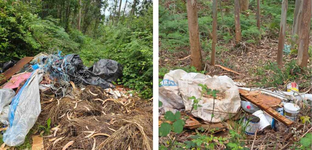 Vertedero incontrolado en Vioño de Piélagos