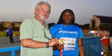 Andrea Njimi logra 2 medallas